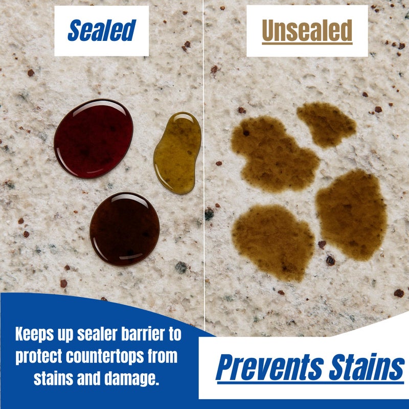 Black Diamond Stoneworks GRANITE PLUS! 2 in 1 Cleaner & Sealer for Granite, Marble, Travertine, Limestone, Ready to Use! (1-Gallon) - Image 3